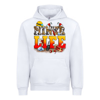 White miner life Urban Hoodie - Zillion Design Studio