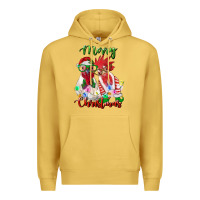 Antique Gold christmas roosters Premium Hoodie - RanaPortraitStore