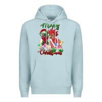 Blue Mist christmas roosters Premium Hoodie - RanaPortraitStore