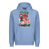 Colony Blue christmas roosters Premium Hoodie - RanaPortraitStore