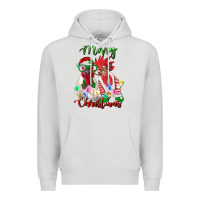 Dove Grey christmas roosters Premium Hoodie - RanaPortraitStore