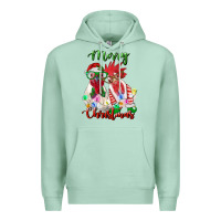 Seafoam christmas roosters Premium Hoodie - RanaPortraitStore