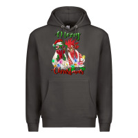 Smoke christmas roosters Premium Hoodie - RanaPortraitStore