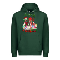 Sports Green christmas roosters Premium Hoodie - RanaPortraitStore