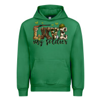Emerald love my soldier Urban Hoodie - Zillion Design Studio