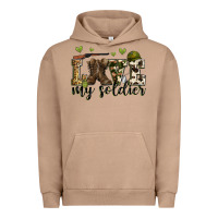 Pigment Burro love my soldier Urban Hoodie - Zillion Design Studio