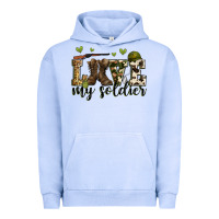 Pigment Grape Ice love my soldier Urban Hoodie - Zillion Design Studio