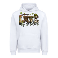 White love my soldier Urban Hoodie - Zillion Design Studio