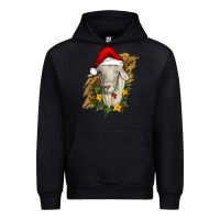 Black christmas goat Urban Hoodie - RanaPortraitStore