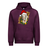 Mauve Wine christmas goat Urban Hoodie - RanaPortraitStore