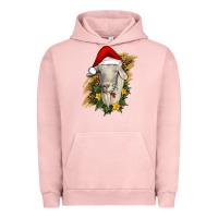 Pigment Salmon christmas goat Urban Hoodie - RanaPortraitStore