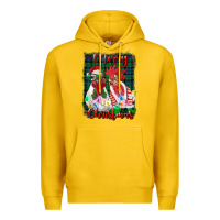 Lemon christmas roosters with background Premium Hoodie - RanaPortraitStore