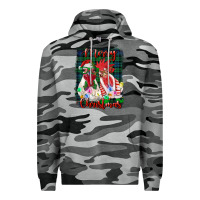 Slate Camo christmas roosters with background Premium Hoodie - RanaPortraitStore