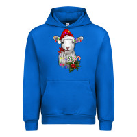 Cobalt christmas baby sheep Urban Hoodie - RanaPortraitStore