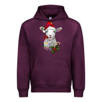 Mauve Wine christmas baby sheep Urban Hoodie - RanaPortraitStore