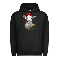 Pigment Black christmas baby sheep Urban Hoodie - RanaPortraitStore