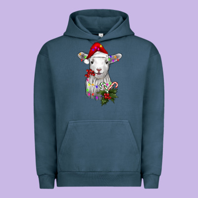 Christmas Baby Sheep Urban Hoodie Designed By Ranaportraitstore