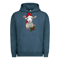 Pigment Midnight Navy christmas baby sheep Urban Hoodie - RanaPortraitStore