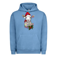 Pigment Pebble Blue christmas baby sheep Urban Hoodie - RanaPortraitStore