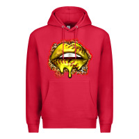Cardinal softball lips Premium Hoodie - Zillion Design Studio