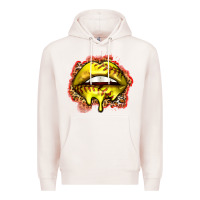 Pale Pink softball lips Premium Hoodie - Zillion Design Studio