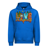 Cobalt love camping Urban Hoodie - Zillion Design Studio