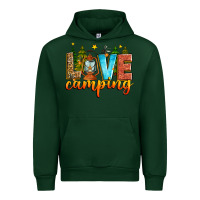 Forest Green love camping Urban Hoodie - Zillion Design Studio