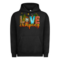 Pigment Black love camping Urban Hoodie - Zillion Design Studio