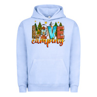 Pigment Grape Ice love camping Urban Hoodie - Zillion Design Studio