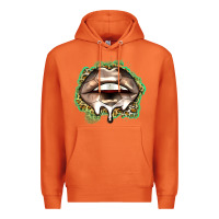 Carrot soccer lips Premium Hoodie - Zillion Design Studio