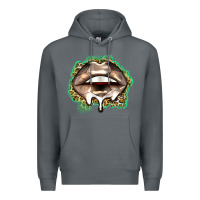Rock soccer lips Premium Hoodie - Zillion Design Studio