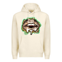 Tofu soccer lips Premium Hoodie - Zillion Design Studio