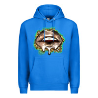 True Royal soccer lips Premium Hoodie - Zillion Design Studio