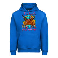 Cobalt i'm head heffa just ask me Urban Hoodie - Zillion Design Studio