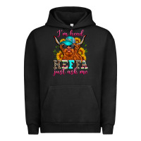 Pigment Black i'm head heffa just ask me Urban Hoodie - Zillion Design Studio