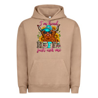 Pigment Burro i'm head heffa just ask me Urban Hoodie - Zillion Design Studio