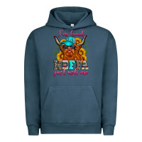 Pigment Midnight Navy i'm head heffa just ask me Urban Hoodie - Zillion Design Studio