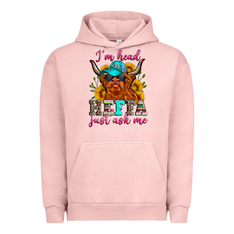 I'm Head Heffa Just Ask Me Urban Hoodie by Zillion Design Studio | Teevron