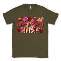 Army Green one loved nana Classic Tee - FaDigitalArtStudio