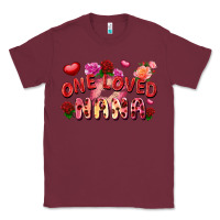 Burgundy one loved nana Classic Tee - FaDigitalArtStudio