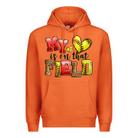 Carrot my heart is on that field softball Premium Hoodie - Zillion Design Studio