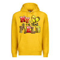 Lemon my heart is on that field softball Premium Hoodie - Zillion Design Studio