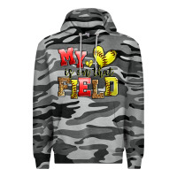 Slate Camo my heart is on that field softball Premium Hoodie - Zillion Design Studio