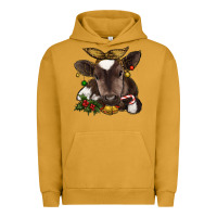 Pigment Peanut Butter christmas baby cow Urban Hoodie - RanaPortraitStore