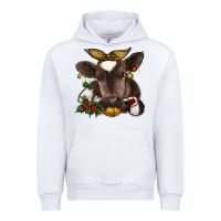 White christmas baby cow Urban Hoodie - RanaPortraitStore