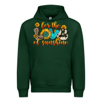 Forest Green for the love of sunshine Urban Hoodie - Zillion Design Studio