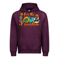 Mauve Wine for the love of sunshine Urban Hoodie - Zillion Design Studio