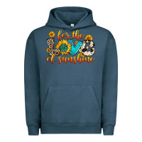 Pigment Midnight Navy for the love of sunshine Urban Hoodie - Zillion Design Studio