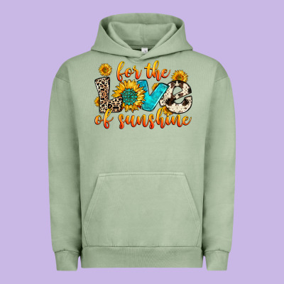 For The Love Of Sunshine Urban Hoodie Designed By Zillion Design Studio