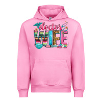 Fuchsia Pink doctor wife Urban Hoodie - Zillion Design Studio